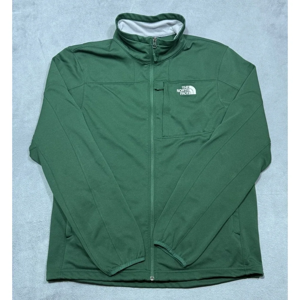 The North Face Jacket Mens L Apex Bionic Windwall Fleece Forest Gorpcore Woodsy
